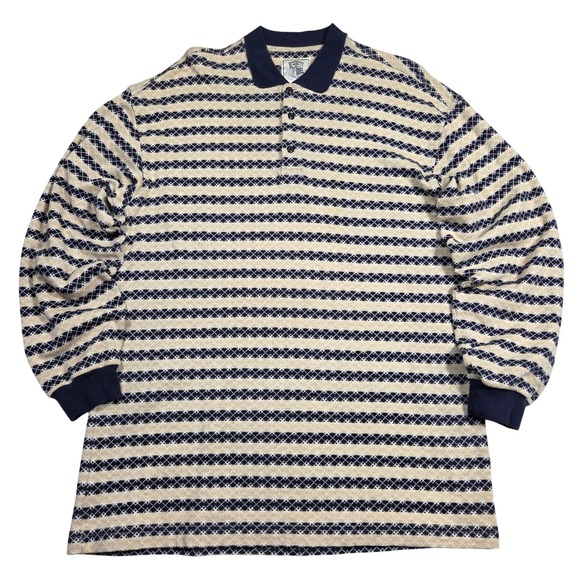 Pebble Beach Other - Vtg Pebble Beach Polo Shirt Men M Grandpa Knit Eclectic Preppy Baggy Grunge Punk